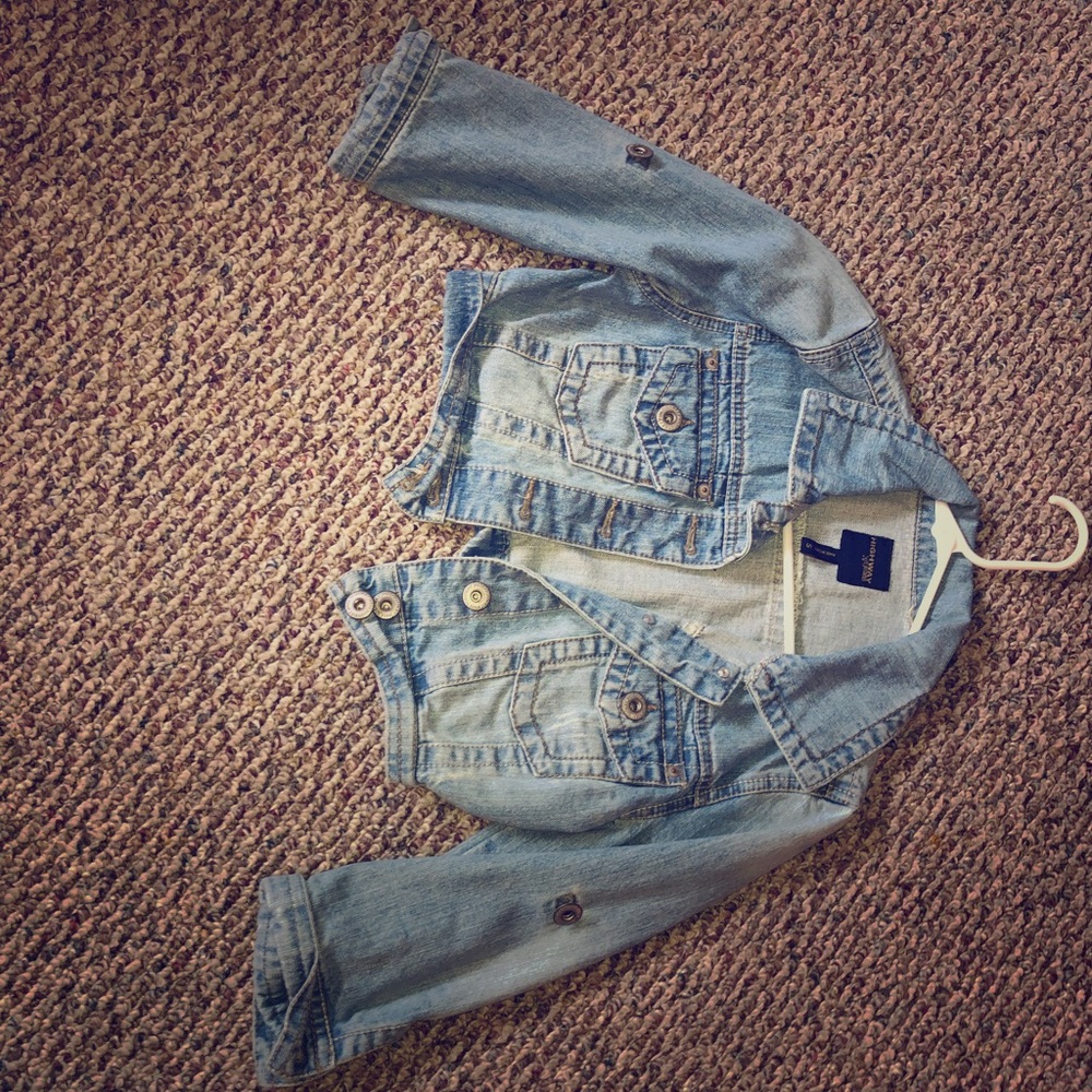 Women’s jean cropped jacket